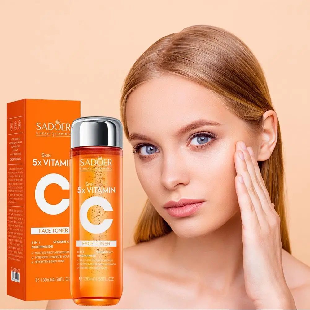 Rutina Facial Vitamina C Coreana: Sérum, Crema y Tónico Iluminador